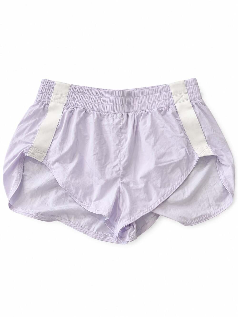 New Fp Movement Trail Angel Shorts Lavender White Combo (w)